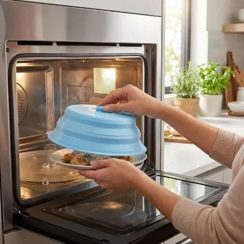 Cloche Micro Ondes | FlexiMag™ Pliable et Magnétique