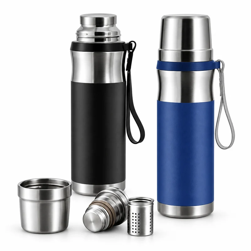 Thermos Thé avec Infuseur Tout inox 750 ml - 1 L