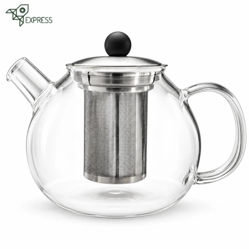 Bouilloire Théière en Verre 1,6 L