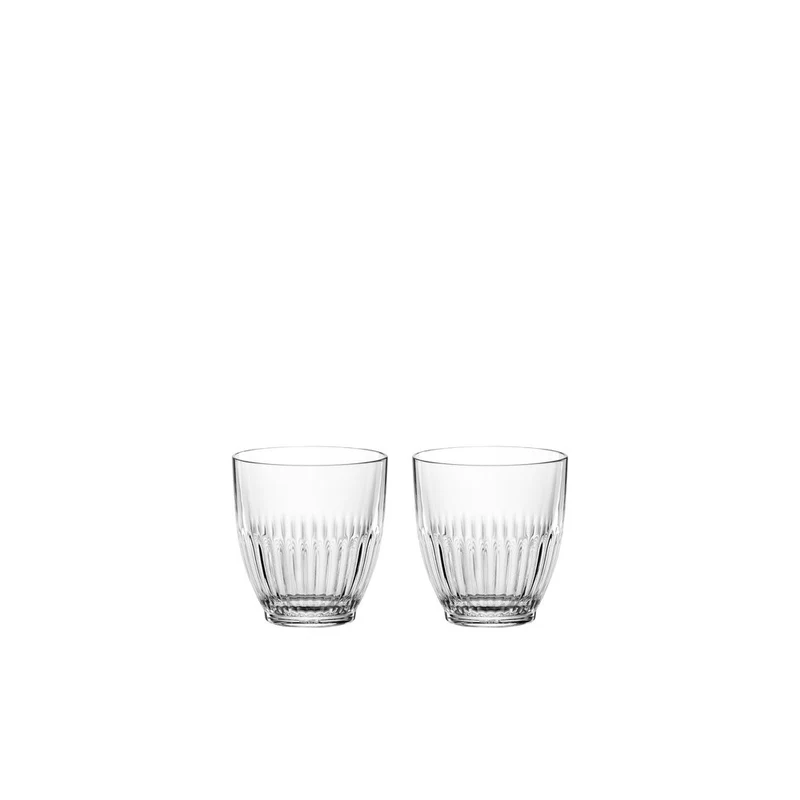 30 cl - Heritage Bicchiere Cocktail Tumbler In Vetro Cristallino - Set 2 Pz