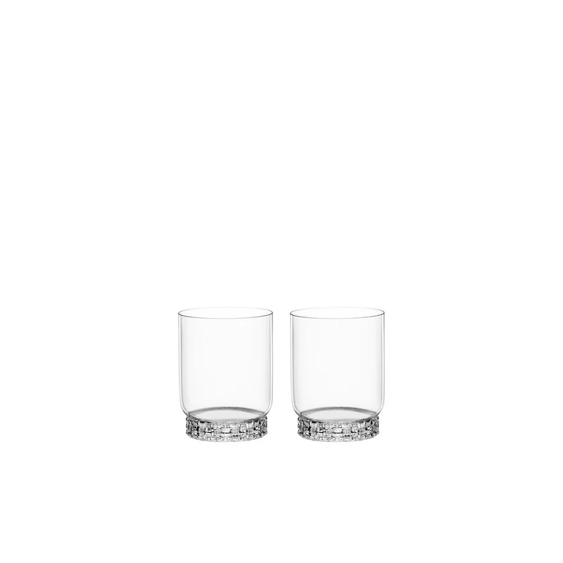 36 cl - Bossa Nova Bicchiere Cocktail Tumbler In Vetro Cristallino - Set 2 Pz