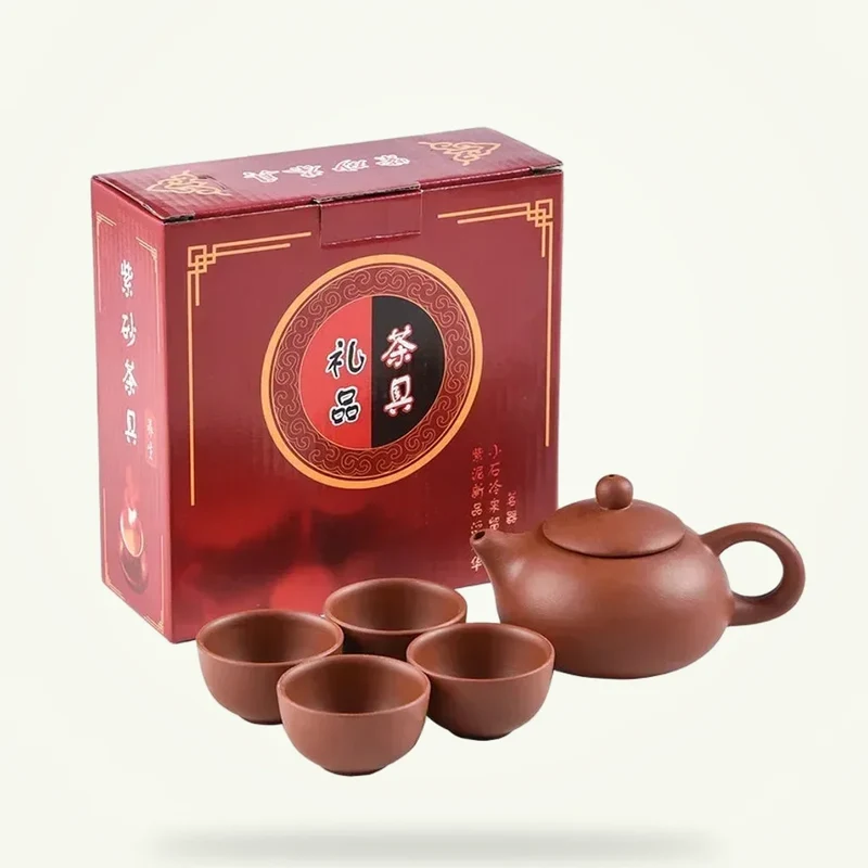 Service à Thé Kungfu Zisha 5 Pièces