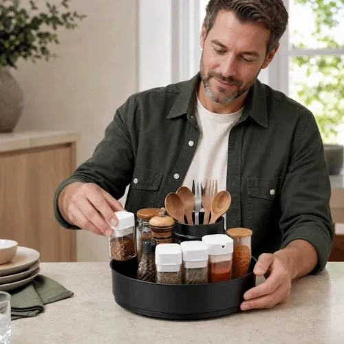 Plateau Tournant | ChefTurn™ Acier Inoxydable