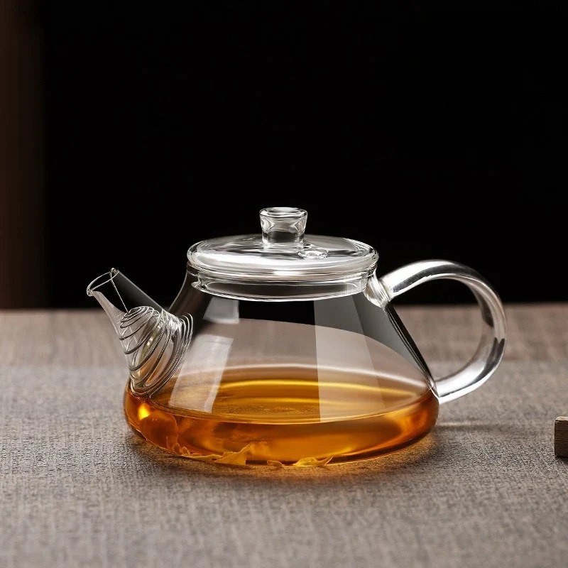 Mini théière en verre avec filtre