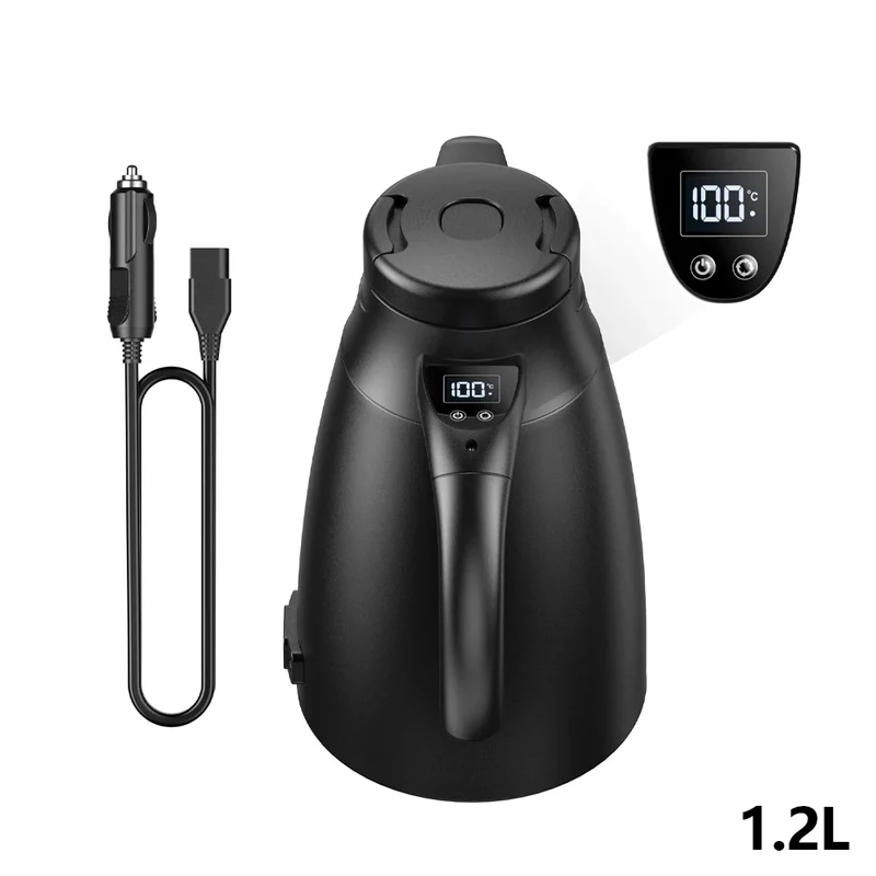 Bouilloire de Voiture 12V/24V Inox