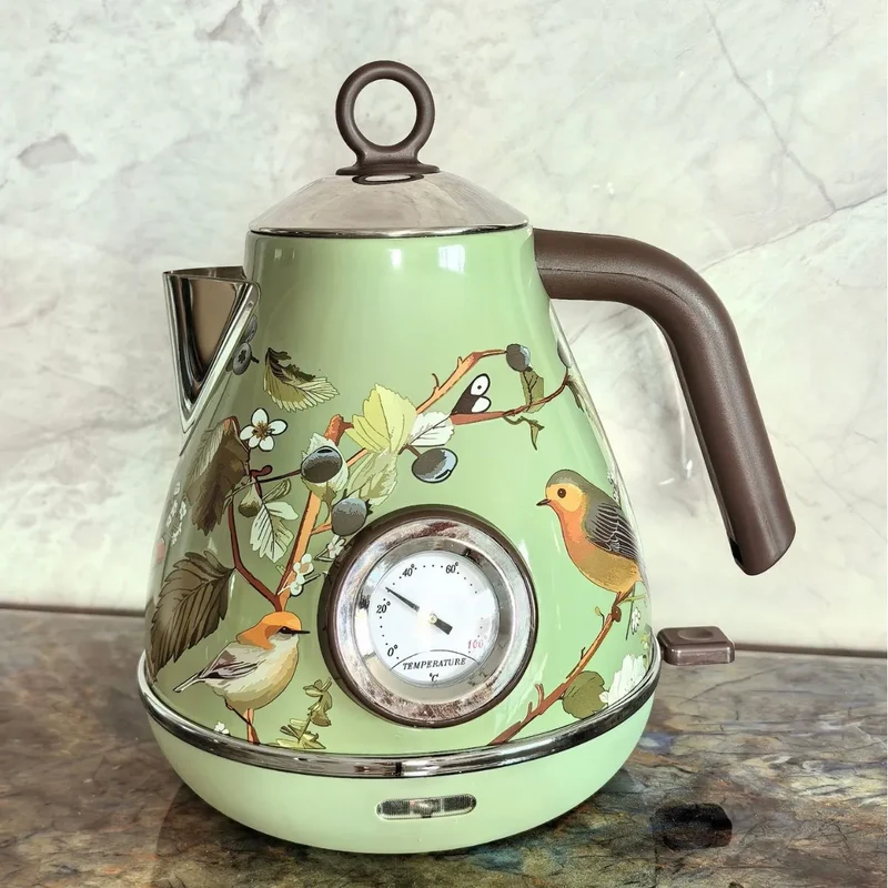 Bouilloire Vintage Décor Oiseaux 1,7 L
