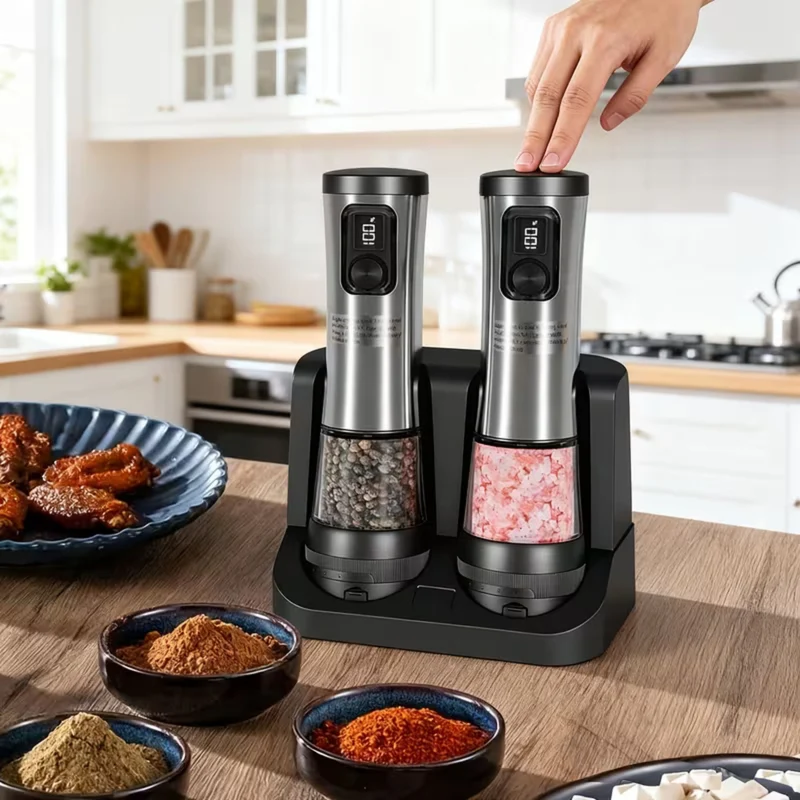 Moulin à Poivre Électrique | DuoFlow™ Base Rechargeable