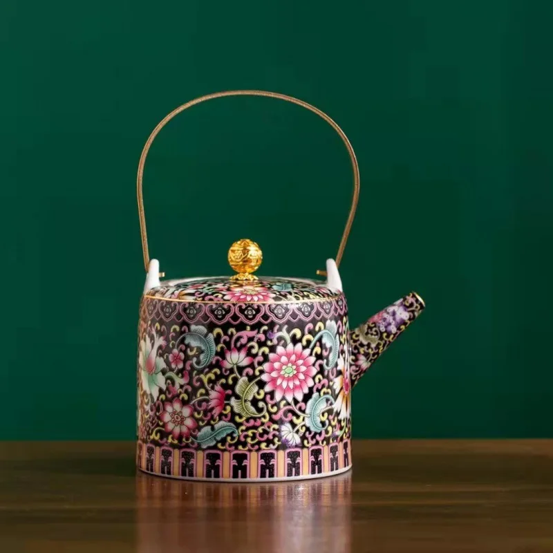 Théière en Porcelaine de Chine Jingdezhen 350ml