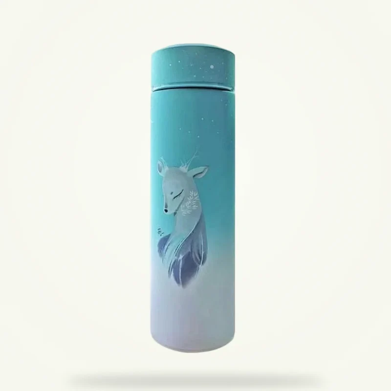 Thermos à thé inox avec filtre 450ml : design scandinave