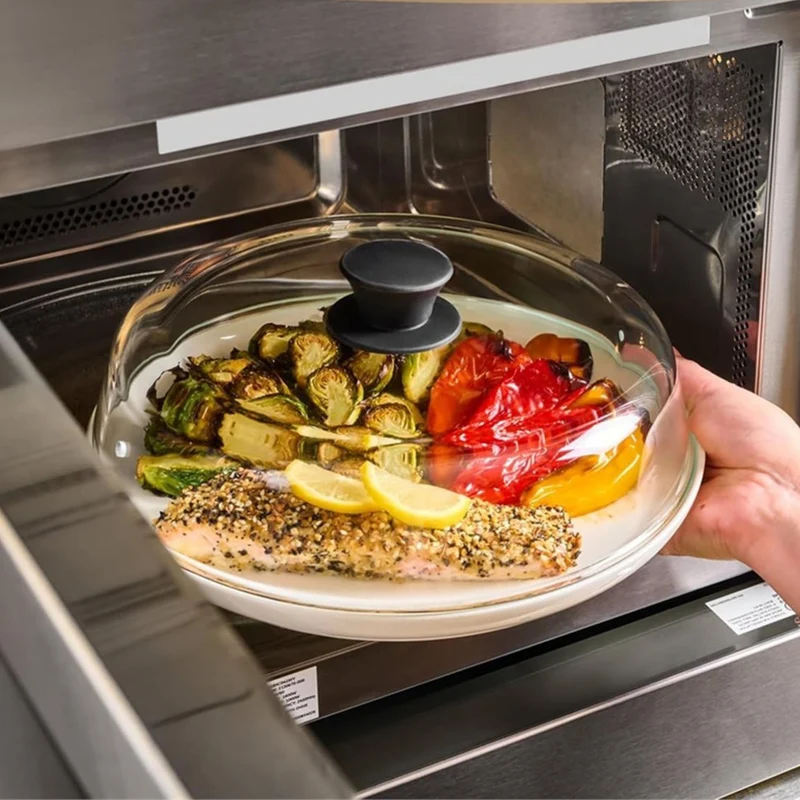 Cloche pour Micro Ondes en Verre | GlassCover™ Events d'Aération