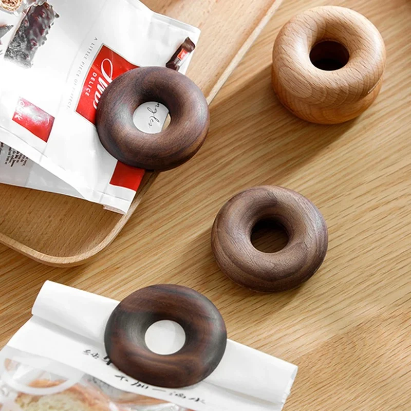 Pince Sachet en Bois | DonutClip™
