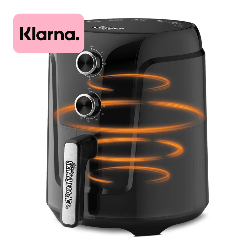 Friteuse à air Skinny Food Co Black 4 litres 1450 W (avec livre de recettes gratuit pour friteuse à air) - Alternative Ninja