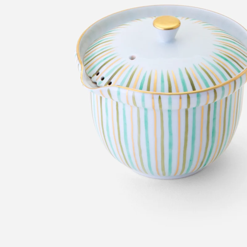 Théière Porcelaine Japonaise Hohin Hakuji Sai Tokusa 230ml