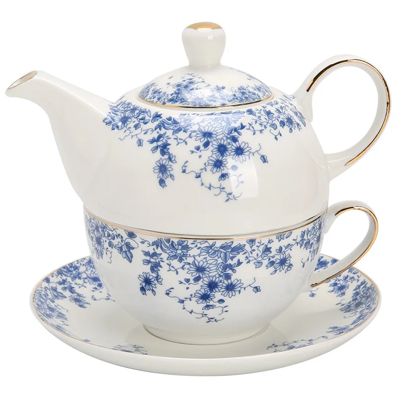 Théière Solitaire avec Tasse et Soucoupe 350ml