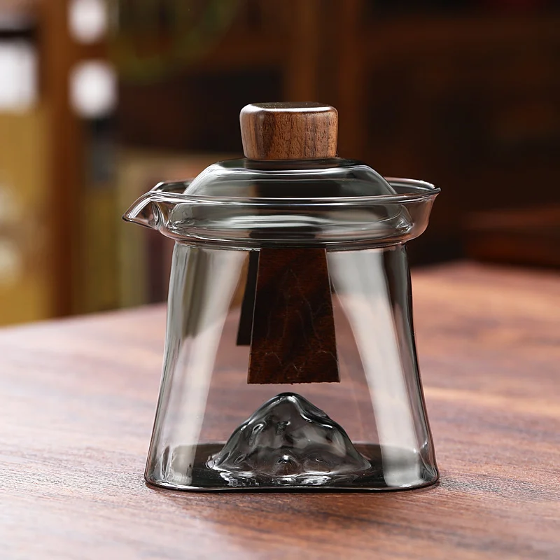 Théière en Verre Transparent ou Fumé 300ml