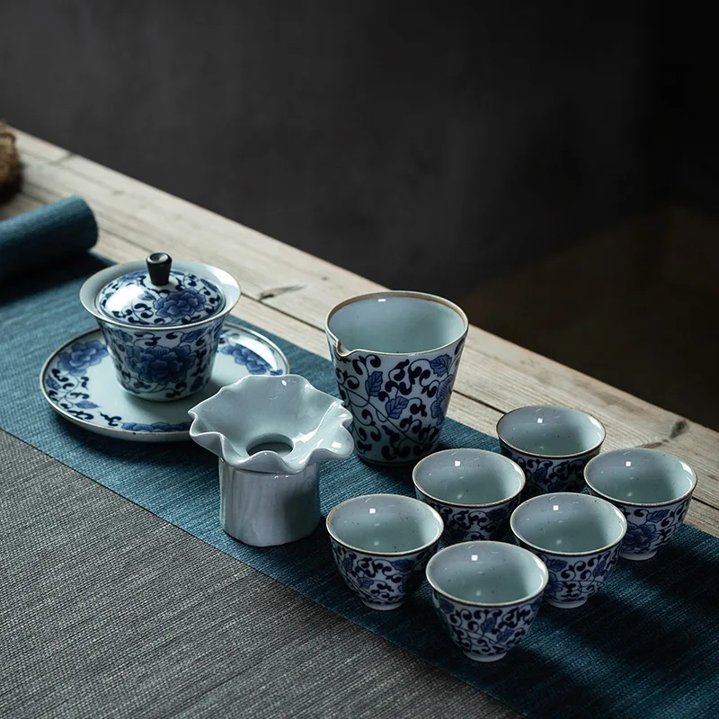 Service à Thé en Porcelaine Gong Fu Cha 130-140ml