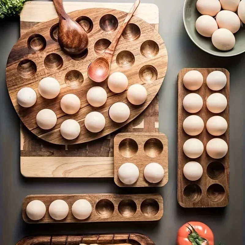 Support à Oeuf | Bois d'Acacia