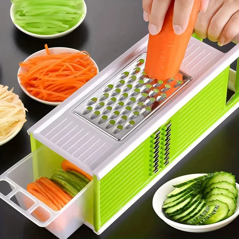 Râpe à Légumes Manuelle | SmartCut™ 5 en 1 Multifonction
