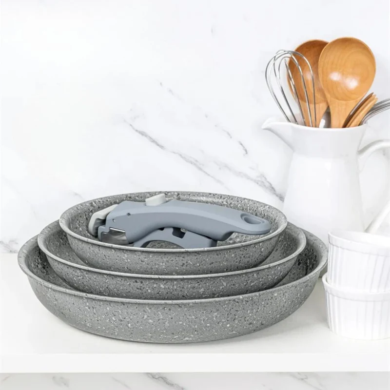 POELE POIGNEES AMOVIBLES | StoneFlex™ Revêtement Granit