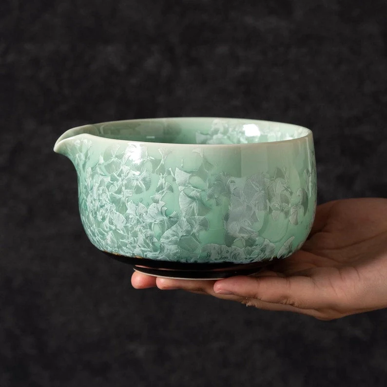 Set de Matcha cristaline 450ml vert