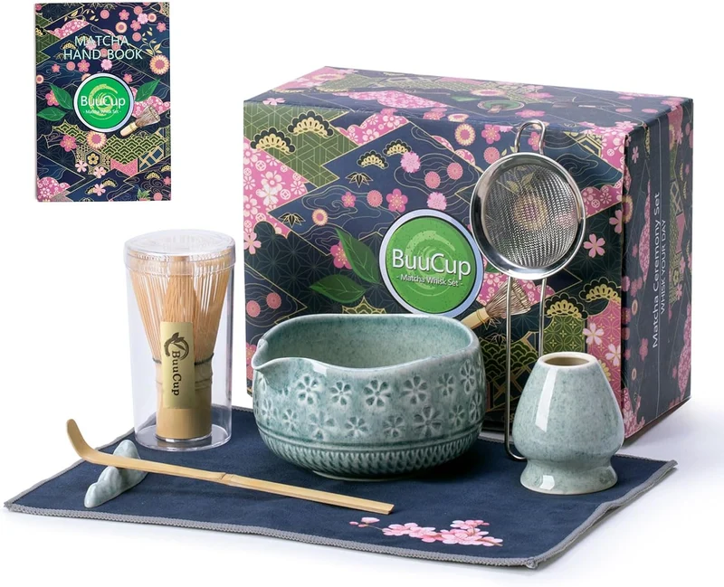 Set de Matcha cristaline bleu