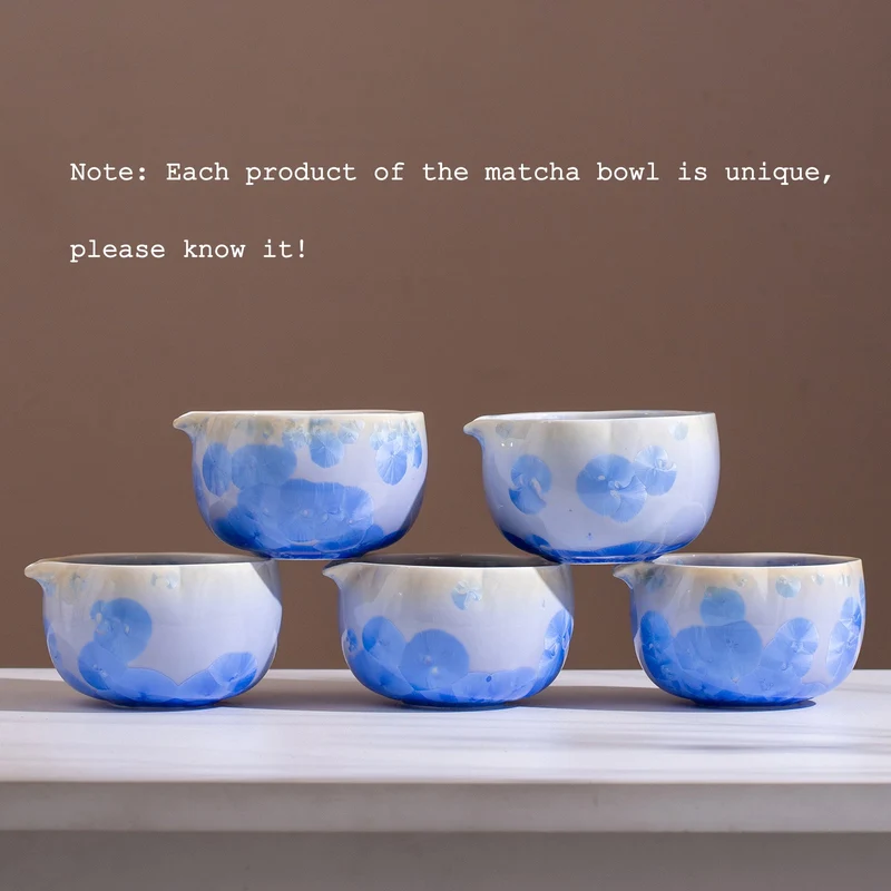 Set de Matcha cristaline bleu 700ml