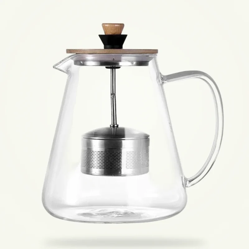 Théière bouilloire en verre scandinave 950ml-1,3L