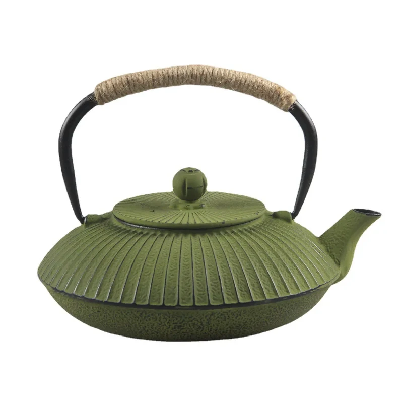 Théière Japonaise en Fonte Plate
