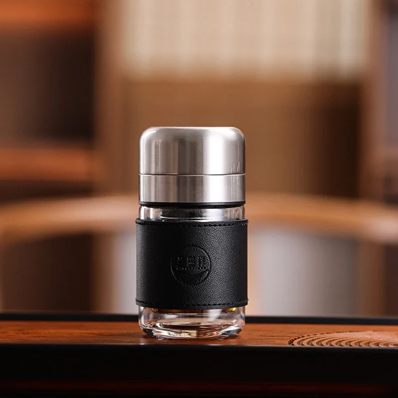 MINI Verre Thé Infuseur Double Paroi