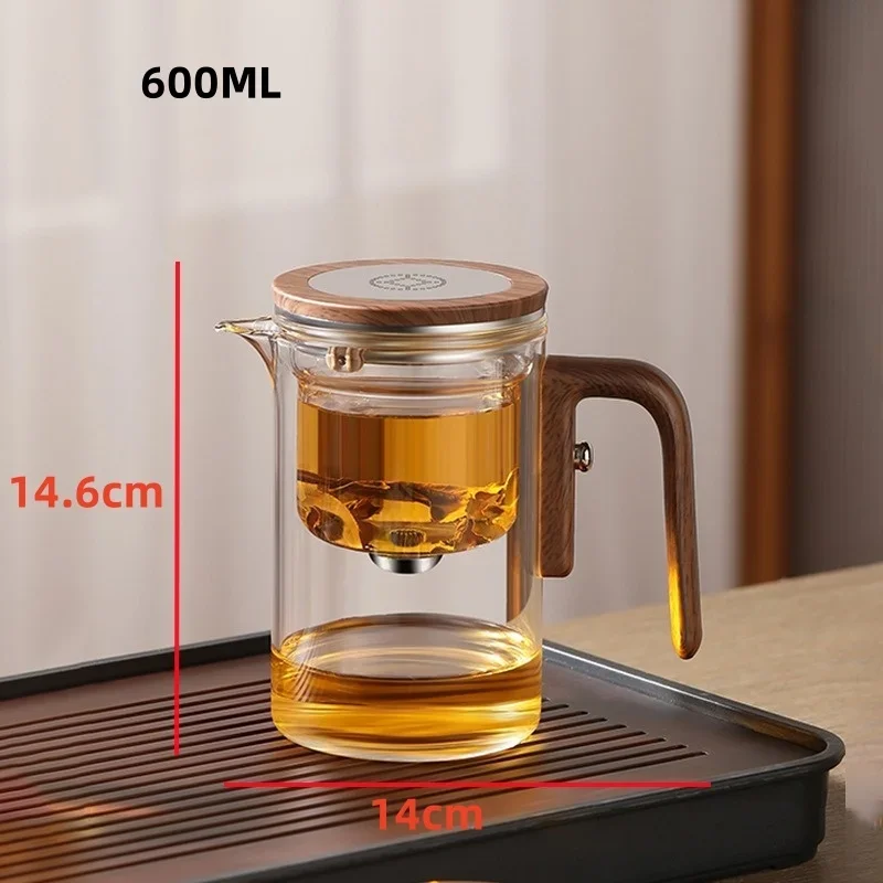 Théière Verre Infuseur Séparation Rapide