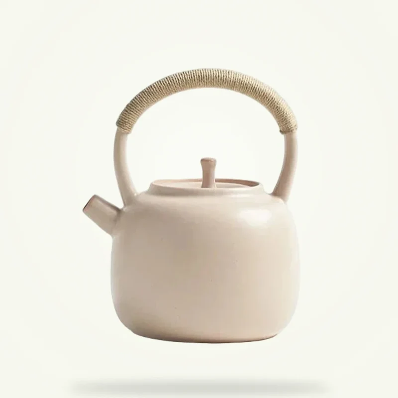 Théière Nordique en Céramique 750ml : Bouilloire 2-en-1