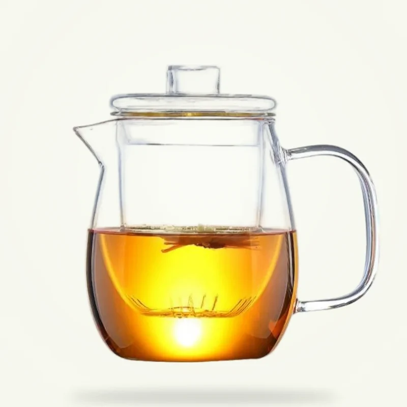 Théière en verre fleur de thé : 600 ml ou 1200 ml, borosilicate