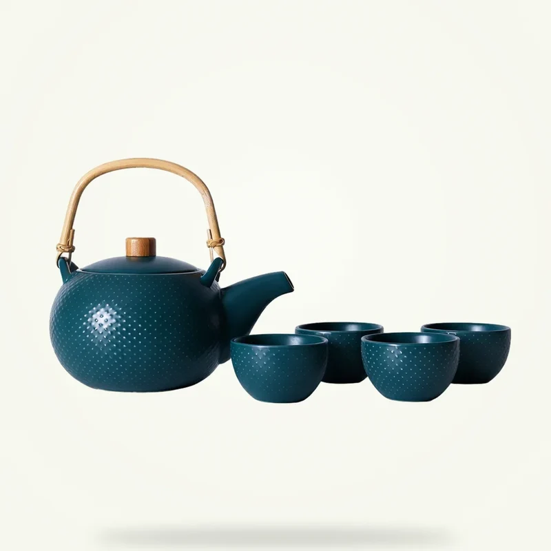 Service à Thé Scandinave en Céramique 800ml : Esprit Hygge | La Théière de Lulu