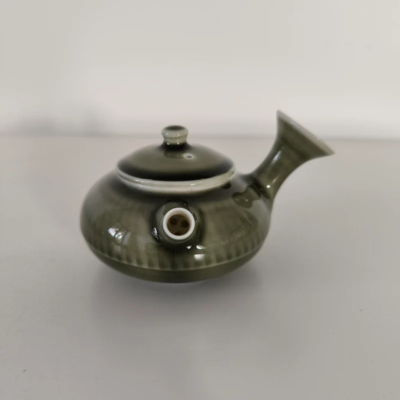 Théière en Porcelaine Kyusu Celadon 90 à 100ml