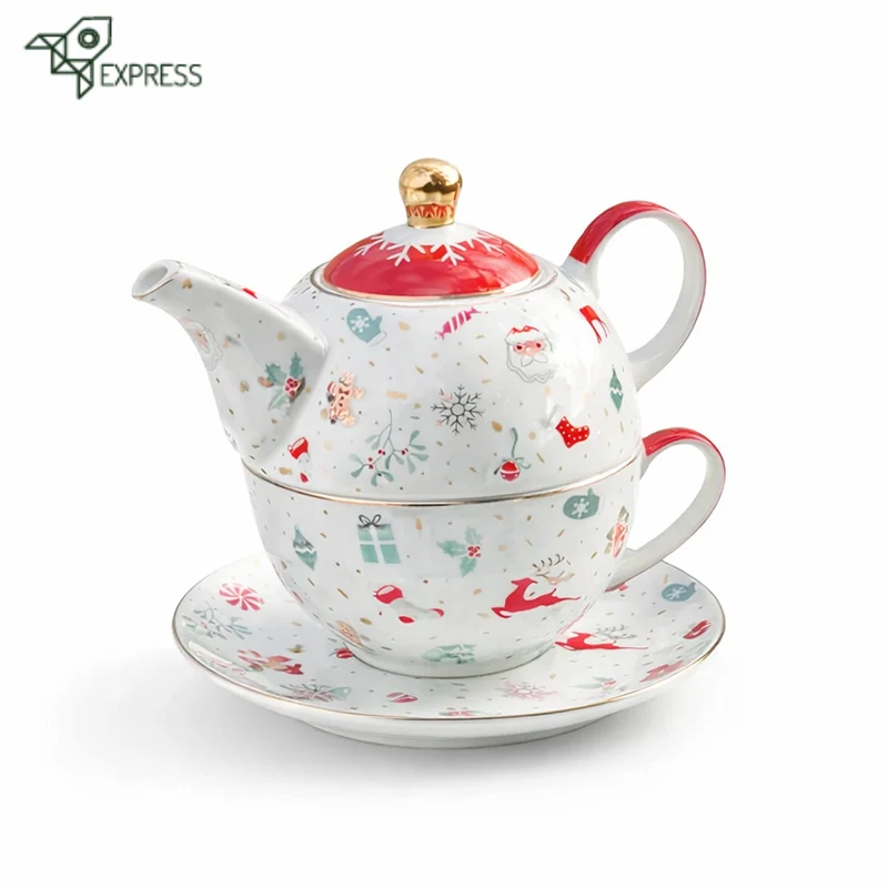 Service à Thé Noël Tea For One Porcelaine 270ml