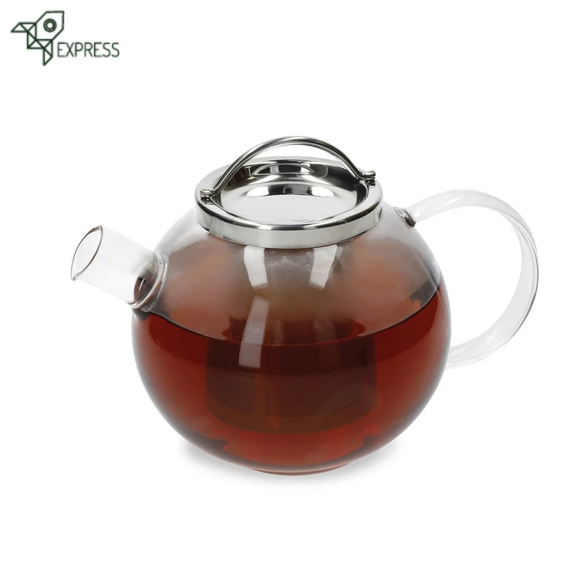 Théière en Verre Filtre Inox 900ml