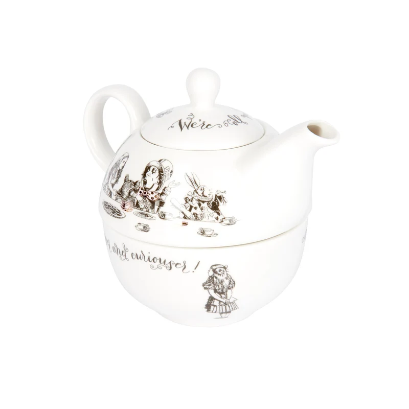 Théière Tea For One Alice in Wonderland 250ml