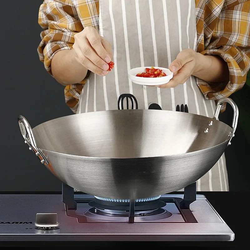 Wok Inox | Double Poignée de 26 à 34 cm