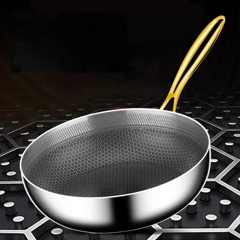 Poêle Wok | Texture Nid d'Abeille