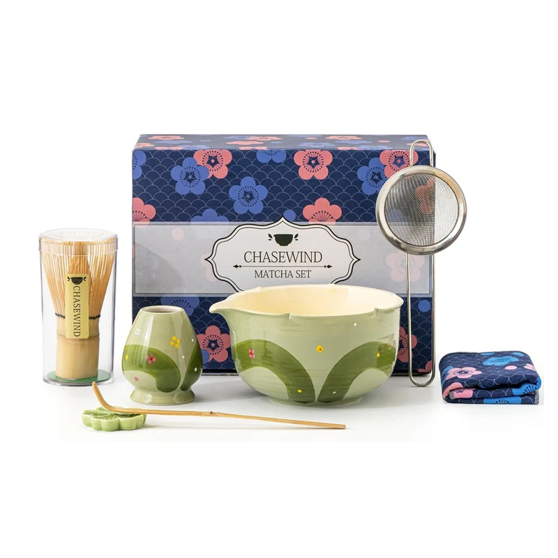Set Matcha 600ml Grand Bol Céramique Artisan Zen