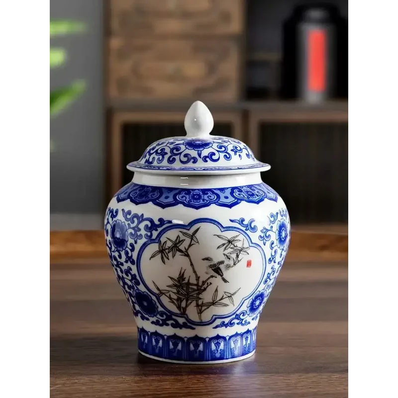 Pot à Thé Porcelaine Bleu