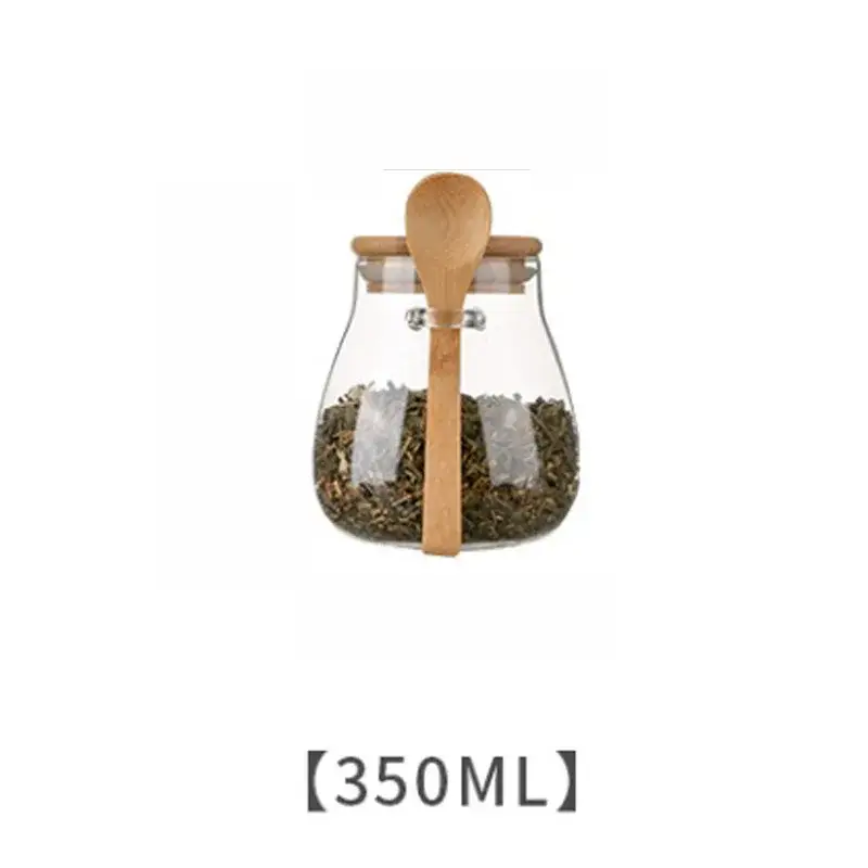 Pot à Thé en Verre avec Couvercle Bambou