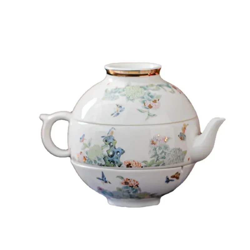 Petit Service à Thé en Porcelaine Théière 120ml