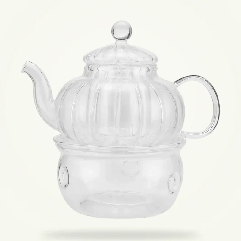 Théière en Verre Double Paroi