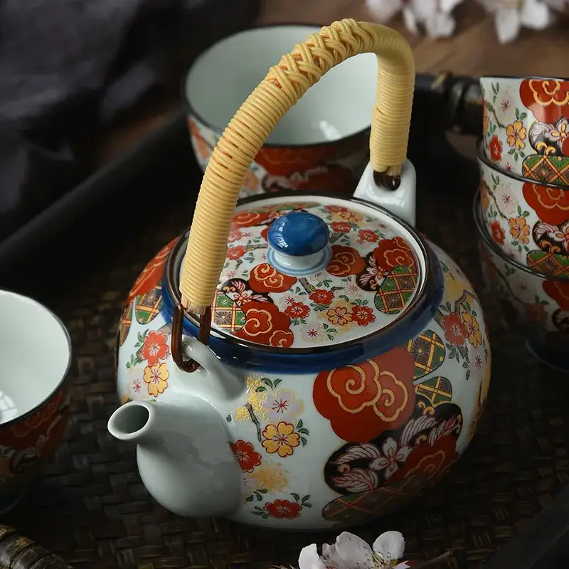 Théière en Céramique Colorée