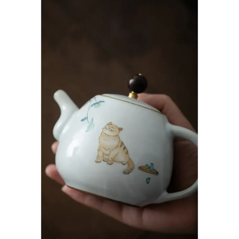 Théière Chat Céramique