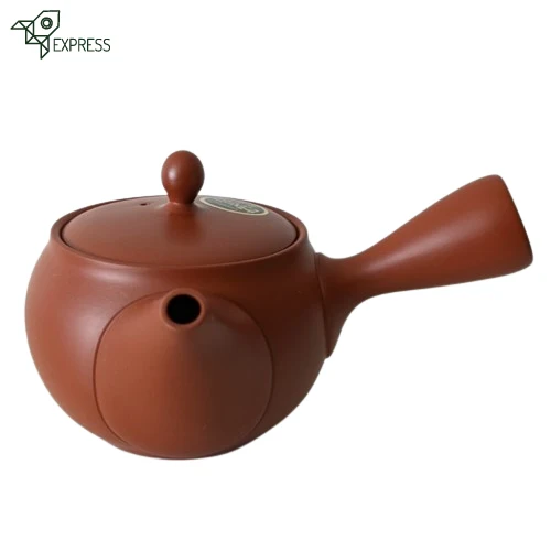Théière Japonaise Terre Cuite Rouge Tokoname 370ml