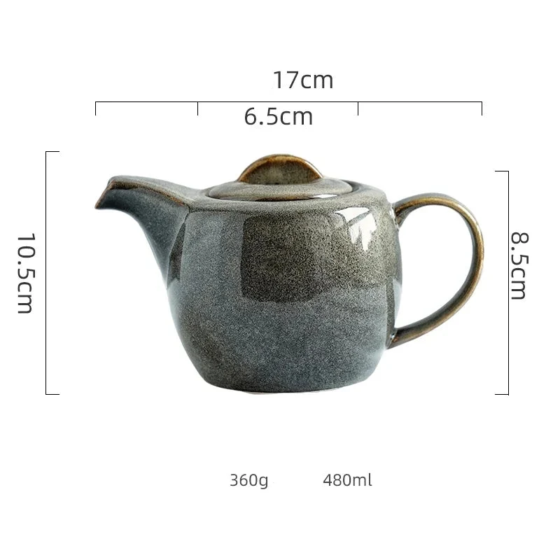 Théière en Céramique Colorée 480ml