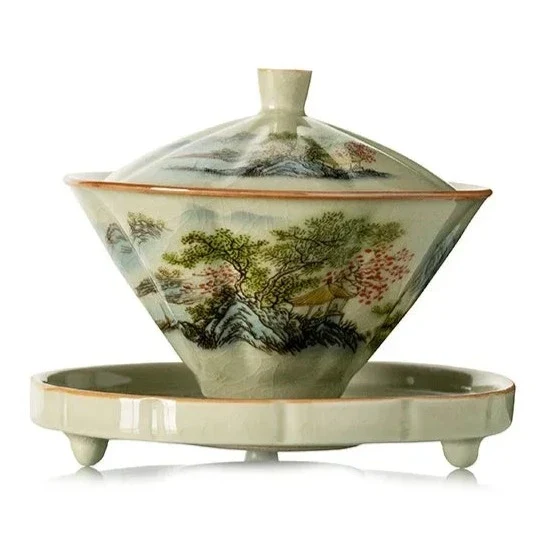 Bol Chinois avec Couvercle Gaiwan 130ml