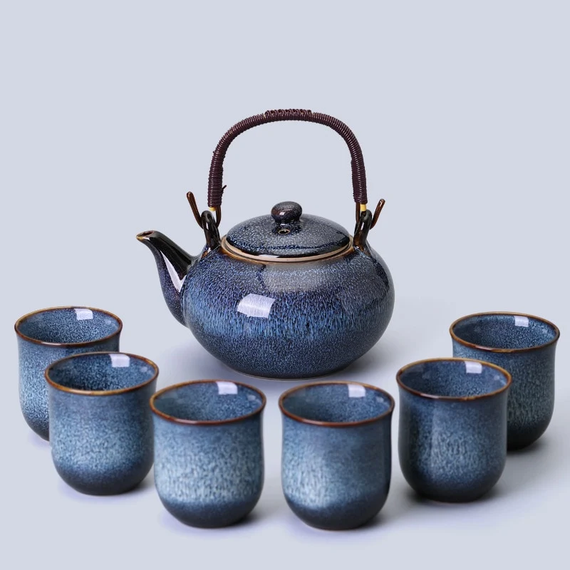 Théière Service 6 Tasses Coloré 700ml